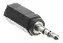 Adaptador De Audio Jack 3.5 A 2.5 Mm Negro