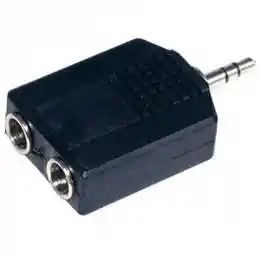 Adaptador Estéreo 3.5mm Macho A 2 Jack 6.3mm Hembra