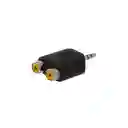 Adaptador Estéreo 3.5mm Macho A 2 Jack Rca Hembra