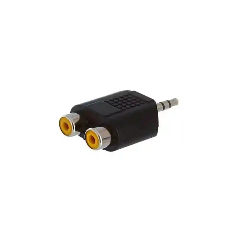 Adaptador Estéreo 3.5mm Macho A 2 Jack Rca Hembra