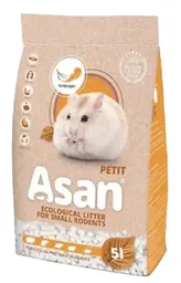 Asan Petit - Sustrato De Papel Ecologico Para Pequeñas Mascotas 5lts