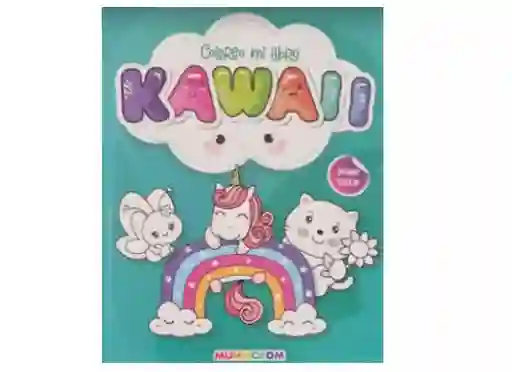 Coloreo Mi Libro Kawai Incluye Stickers