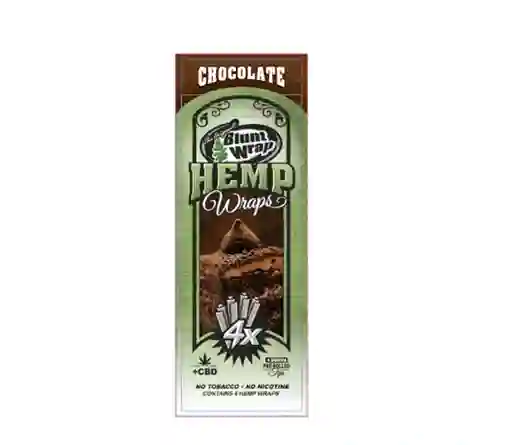 Papel De Cañamo Hemp Wraps Chocolate X4