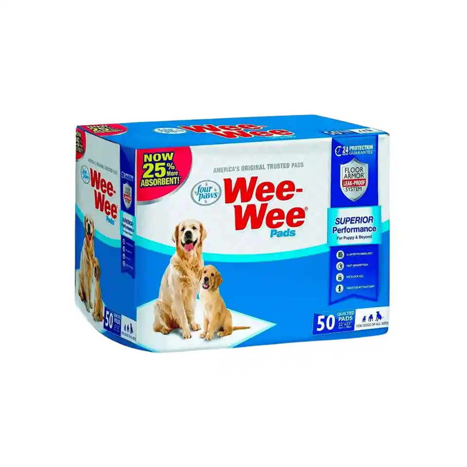 Wee Wee Sabanillas Para Perros 50 Unidades