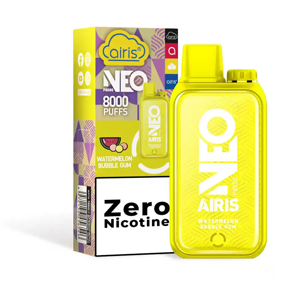 Vaporizador Desechable Airis Neo P8000 Sabor Watermelon Bubblegum 5%