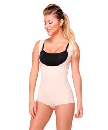 Faja Body Moldeadora Espalda Cubierta Beige S