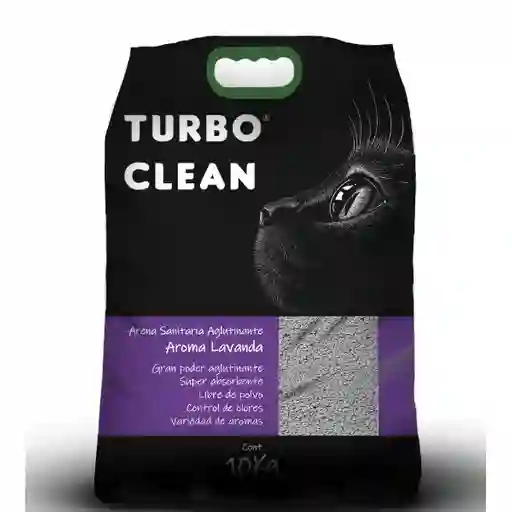 Arena Sanitaria Aglutinante Turbo Clean Olor Lavanda De 20 Kg