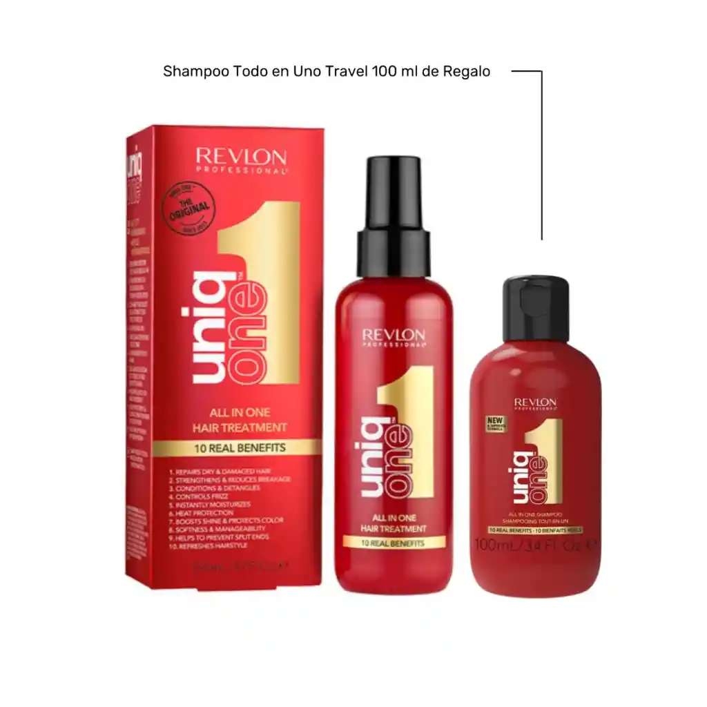 Pack Uniq One All In Tratamiento + Shampoo 10 Beneficios En 1