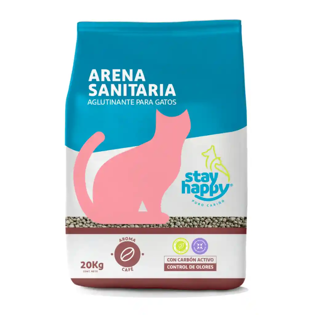 Arene Aglutinante Stay Happy Aroma Cafe De 20 Kg