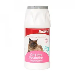 Bioline - Talco Desodorante Para Arena Sanitaria De Gatos 425g