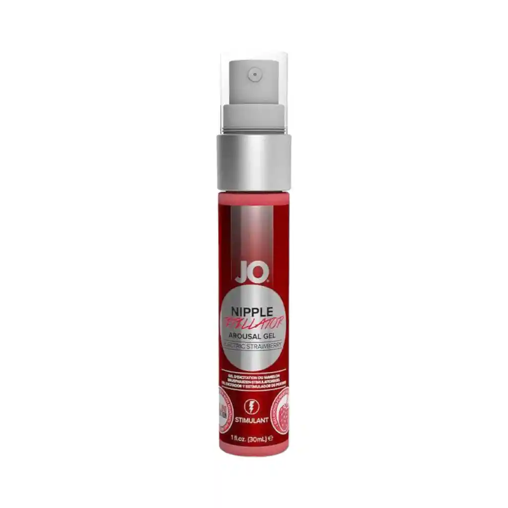 Estimulador De Pezones Jo Titillator Frutilla 30 Ml