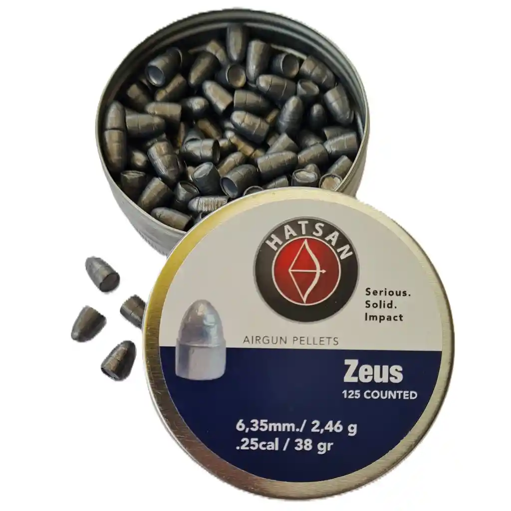 Poston Hatsan 6,35 Zeus 2,46grs 9,7cms Lata Con 125 Postones