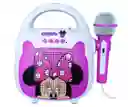 Sakar Disney Junior Minnie Karaoke Bluetooth C/luces (micrófono C/cable Incluido)