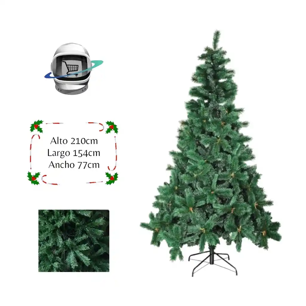 Arbol De Navidad 210 Cm Premium