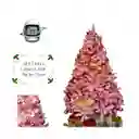 Arbol De Navidad 210cm Premium Rosa