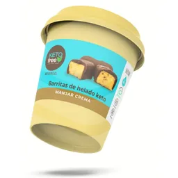 Keto Barritas Helado Manjar Crema