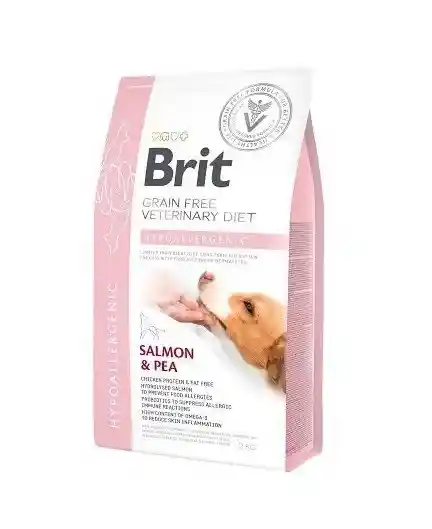 Brit Gf Veterinary Diet Hipoalergénico Salmon Pea 2kg
