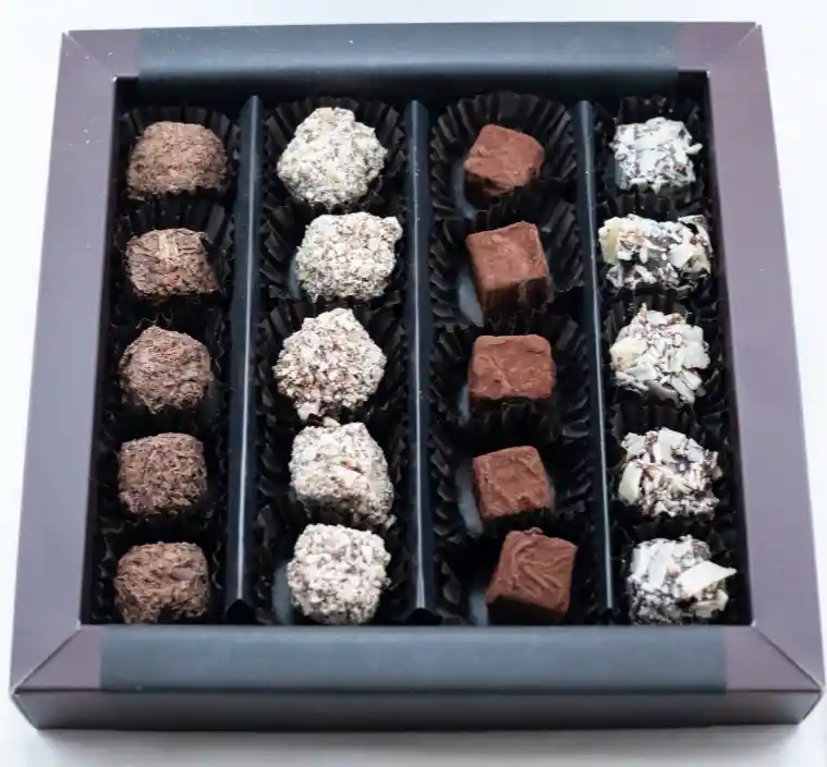 Trufas Mix Caja 20 Unds 200 Grs Aprox