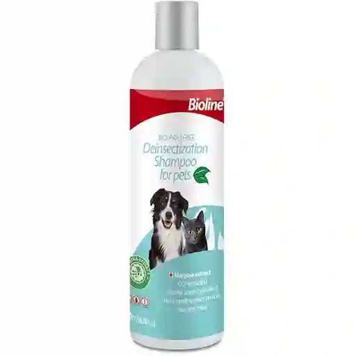 Bioline - Shampoo Desinfectante Para Mascotas 200 Ml