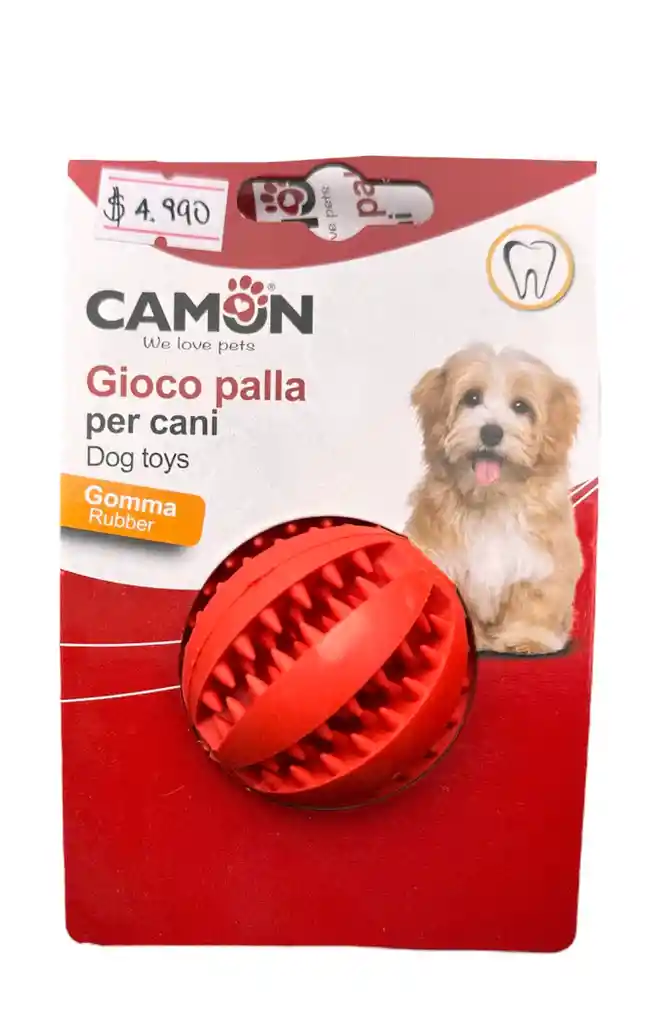 Juguete Pelota De Goma Dientes