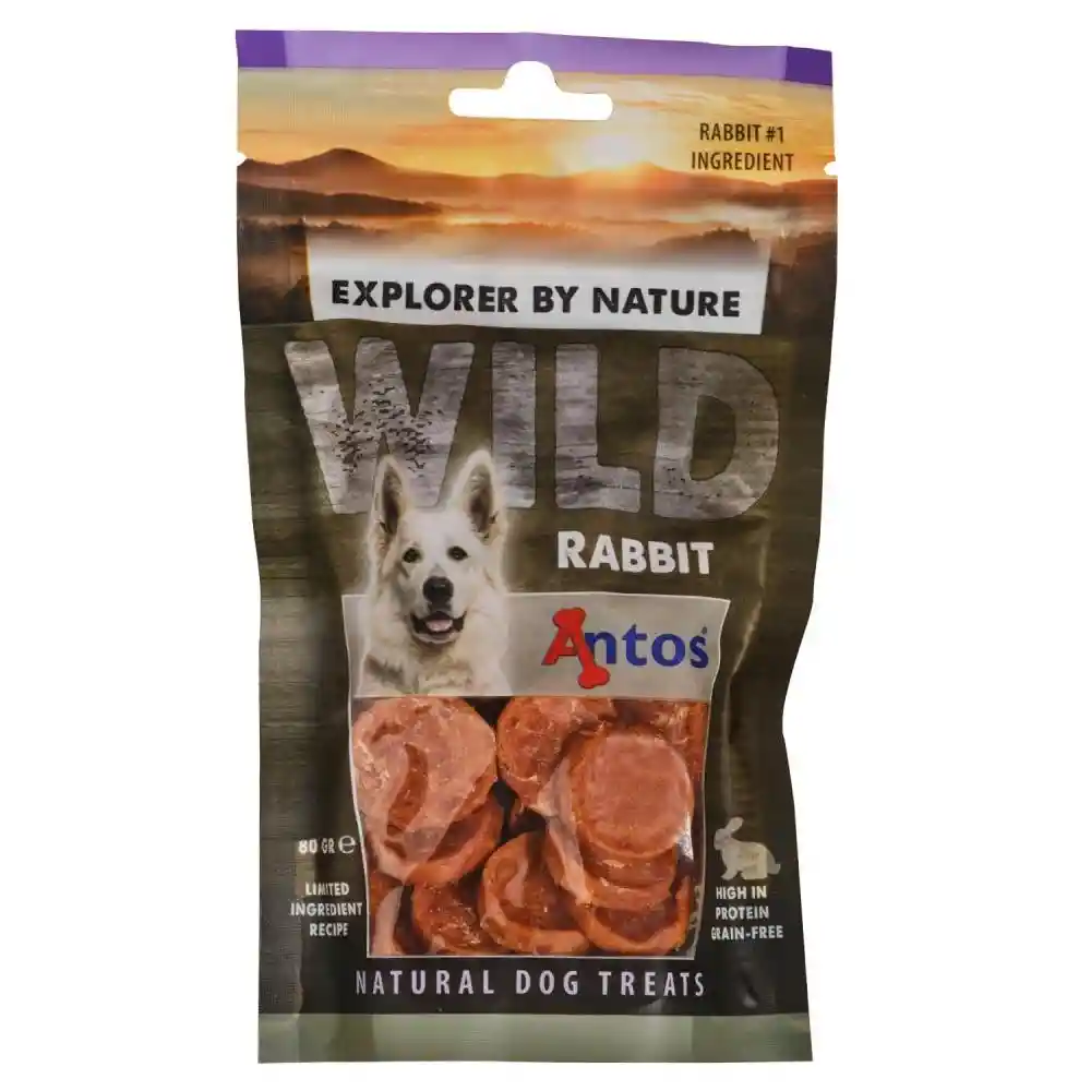 Antos - Wild Snack Perros Conejo 80 Gr