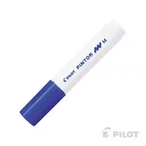 Marcador Pintor Medio Azul