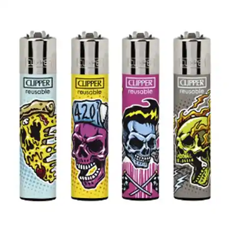 Encendedor Clipper Living Skulls