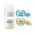 Mamadera Anticolic 125 Ml + 2 Chupetes 6-18m Tortuga