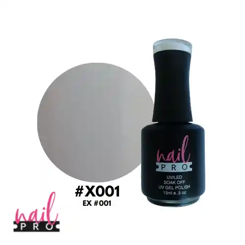 Esmalte Permanente Nail Pro X001 (blanco Tiza)