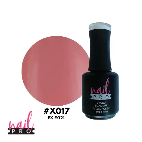 Esmalte Permanente Nail Pro X017