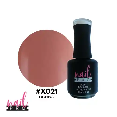 Esmalte Permanente Nail Pro X021