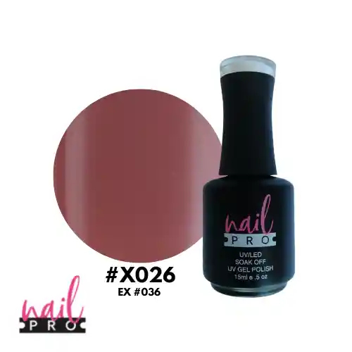 Esmalte Permanente Nail Pro X026