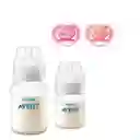 Mamaderas Anticolic 125, 260 Ml Y Tetina + 2 Chupetes 0-6m Barco