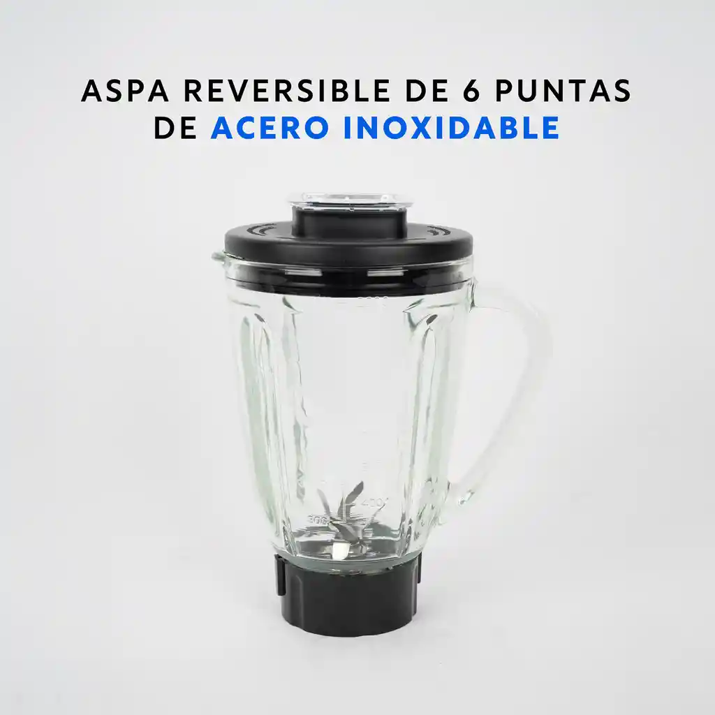 Licuadora Ultra Silver Gran Capacidad 2 L + Vaso To Go Easyways