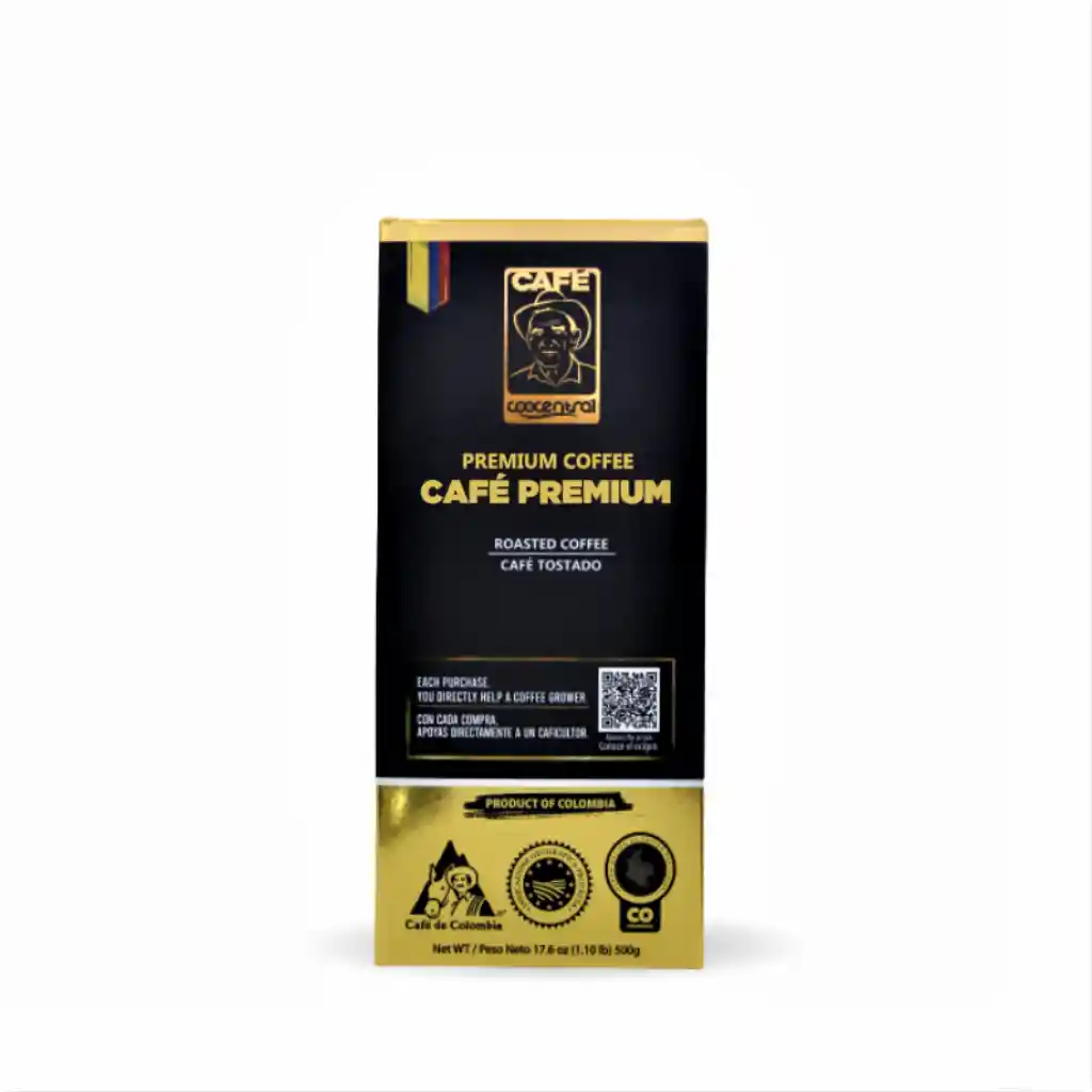 Cafe Tostado Premium Coocentral 500gr