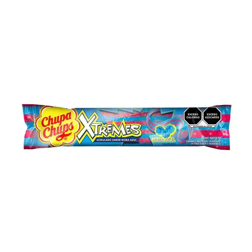 Gomitas Chupa Chups Xtremes Mora Azul 57gr