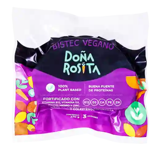 Bistec Vegano Dona Rosita - Sietan 100% Plant Based