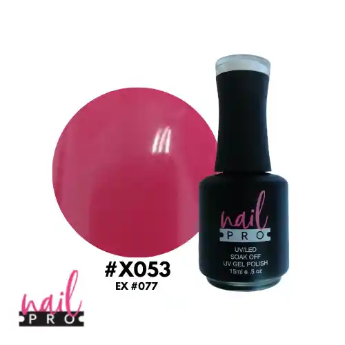 Nail Pro Esmalte Permanente X053 Fucsia