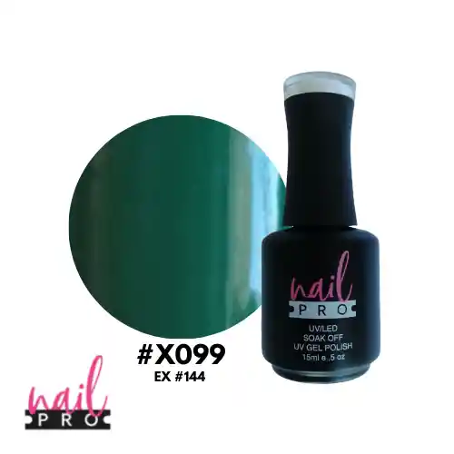 Nail Pro Esmalte Permanente X099 Verde