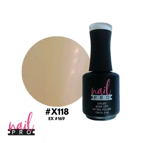 Nail Pro Esmalte Permanente X118 Nacarado