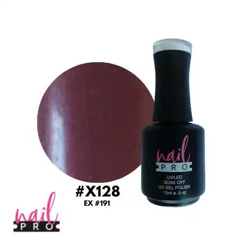 Nail Pro Esmalte Permanente X128 Seda Granate