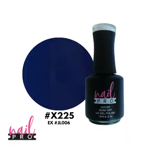 Nail Pro Esmalte Permanente X225 Azul Marino