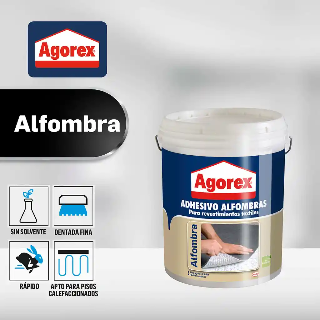 Pegamento Adhesivo Para Alfombras Agorex 4,5kg