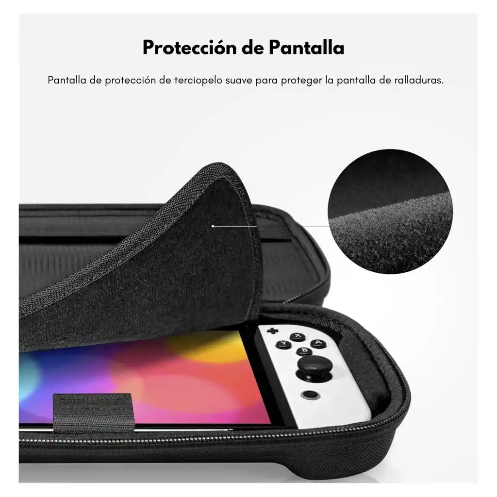 Tomtoc Estuche Mediano Fancycase-g05 Nintendo Switch / Oled - Negro