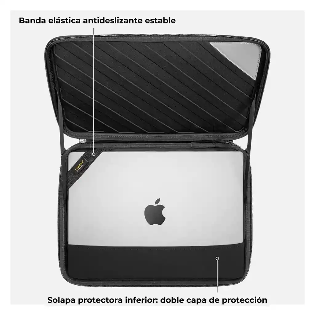 Tomtoc Estuche Portafolio Fancycase-a06 Macbook Pro M2/m1 14" - Negro