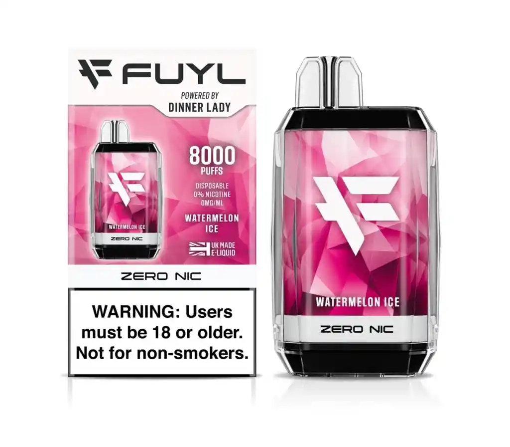 Vaporizador Fuyl 8000 Puffs 0% Watermelon Ice Dinner Lady