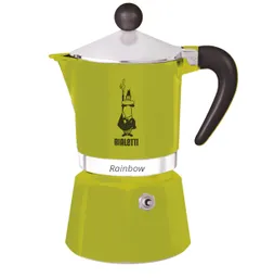 Cafetera Moka Rainbow Verde 6 Tazas