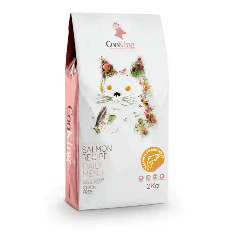 Cooking Grain Free Salmon Gatos 2 Kg