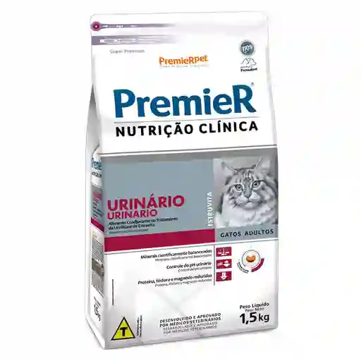 Premier Nutrición Clínica Gato Urinary Struvita 1,5 Kg