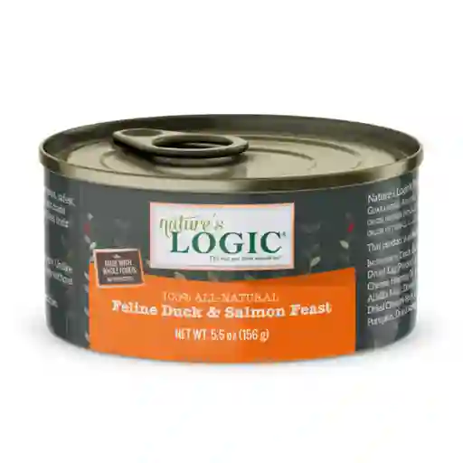 Nature's Logic Canned Duck Salmon 156 Gr
